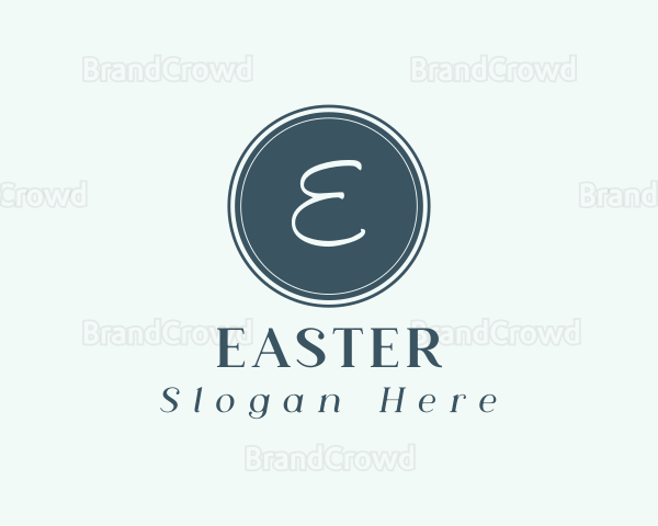 Blue Circle Lettermark Logo