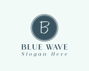 Blue Circle Lettermark logo design