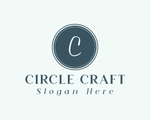 Blue Circle Lettermark logo design