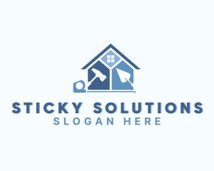 Home Construction Tools logo design