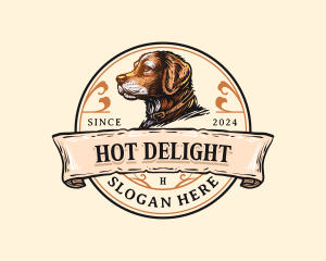 Dog Hound Pet logo design