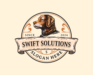 Dog Hound Pet logo design