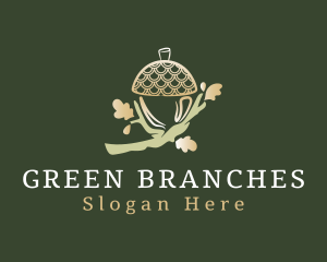 Golden Acorn Branch  logo design