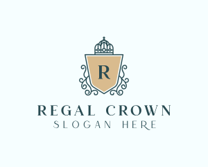 Monarch Regal Shield logo design