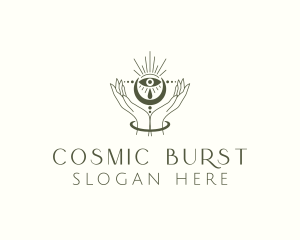 Mystical Cosmic Eye logo design