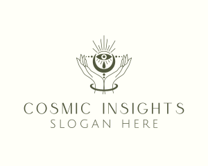 Mystical Cosmic Eye logo design