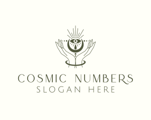 Mystical Cosmic Eye logo design