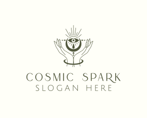 Mystical Cosmic Eye logo design