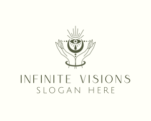 Visionary - Mystical Cosmic Eye logo design