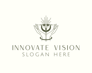 Visionary - Mystical Cosmic Eye logo design