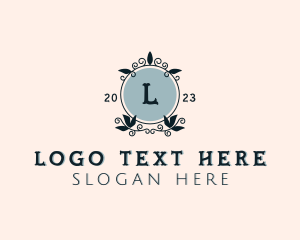 Wedding Planner Wreath Logo