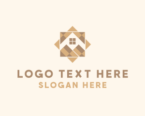 House Wooden Floor logo design