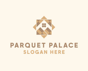 Parquet - House Wooden Floor logo design