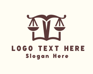 Law - Law Judicial Scale logo design