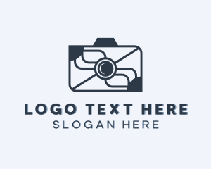 Content Creator - Photo Camera Vlogger logo design