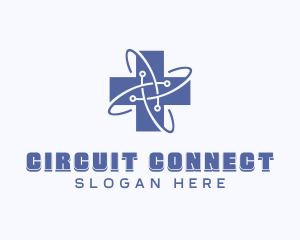Circuits - Medical Healthcare App logo design