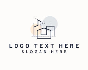 Architecture - House Building Architecture logo design