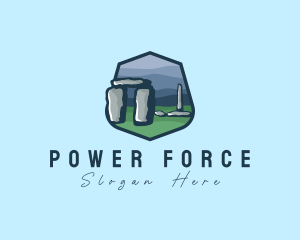 Stonehenge Tourist Spot Logo