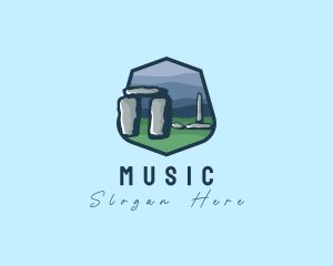 Stonehenge Tourist Spot Logo
