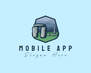 Stucture - Stonehenge Tourist Spot logo design