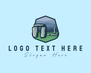 Stonehenge Tourist Spot Logo