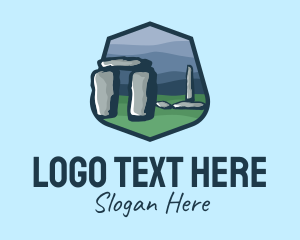Tourist Spot - Stonehenge Tourist Spot logo design