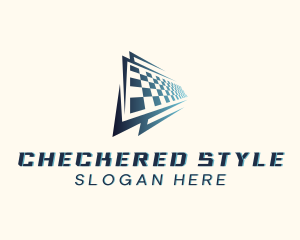 Checkered - Pit Stop Motorsport logo design