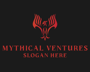 Myth - Phoenix Wings Myth logo design