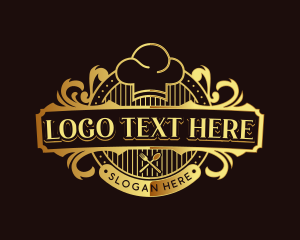 Cafeteria - Luxury Gourmet Restaurant logo design