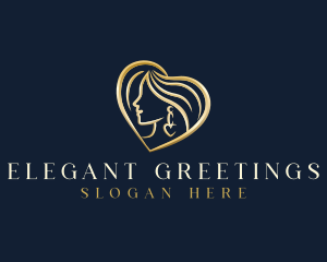 Elegant Heart Jewelry logo design