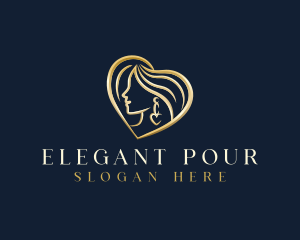 Elegant Heart Jewelry logo design