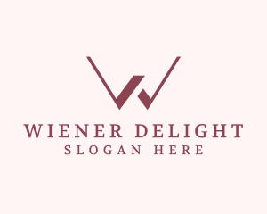 Interior Design Boutique Letter W logo design