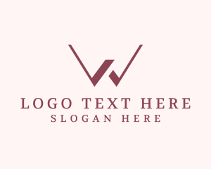 Brand - Interior Design Boutique Letter W logo design