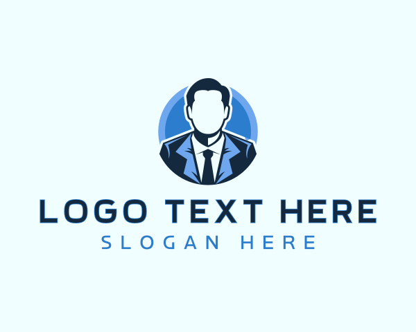 Suit - Corporate Person Professional logo design