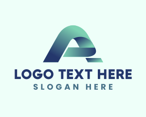 Web Design - Digital Technology Letter A logo design