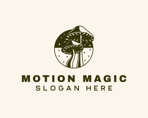 Mushroom Fantasy Magical logo design