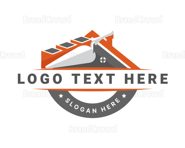 Masonry Trowel Construction Logo