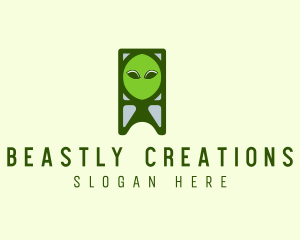 Creature - Extraterrestrial Alien Creature logo design