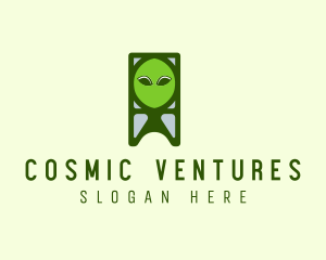 Ufo - Extraterrestrial Alien Creature logo design