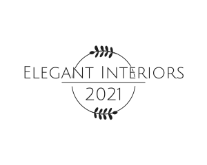 Elegant Wreath Boutique logo design