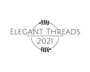 Elegant Wreath Boutique logo design