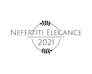 Elegant Wreath Boutique logo design