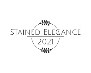 Elegant Wreath Boutique logo design