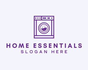 Household - Washing Machine Laundry Cleaner logo design