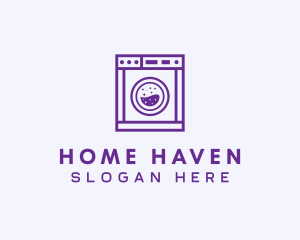Household - Washing Machine Laundry Cleaner logo design
