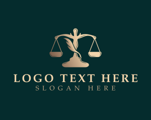 Inmate - Law Justice Scale logo design