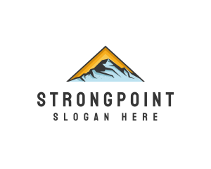 Alpine Triangle Mountain  Logo