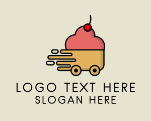 Sweet - Cupcake Dessert Delivery logo design