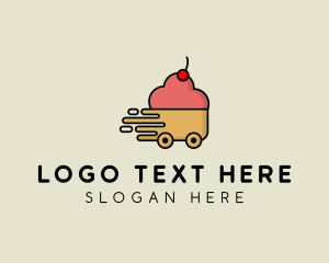 Bake - Cupcake Dessert Delivery logo design