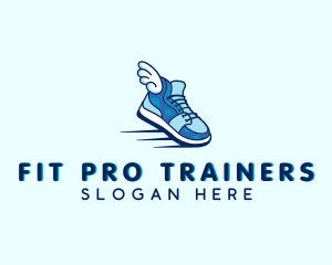 Trainers - Wing Fashion Sneakers logo design